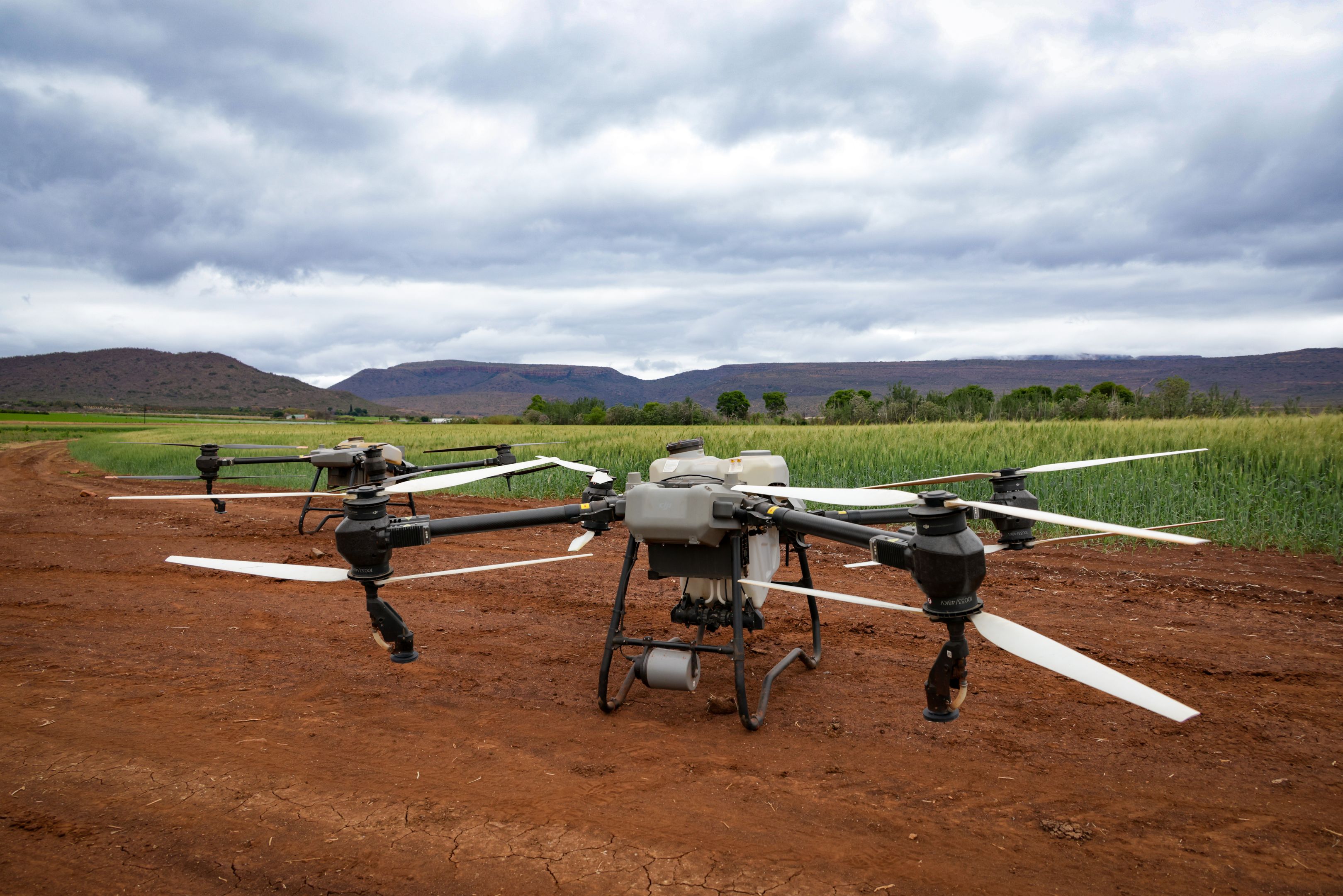 Drone in action